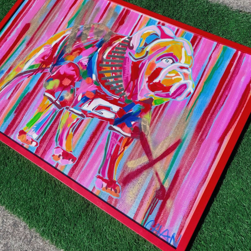 Striped 24"x36" Custom Dawg