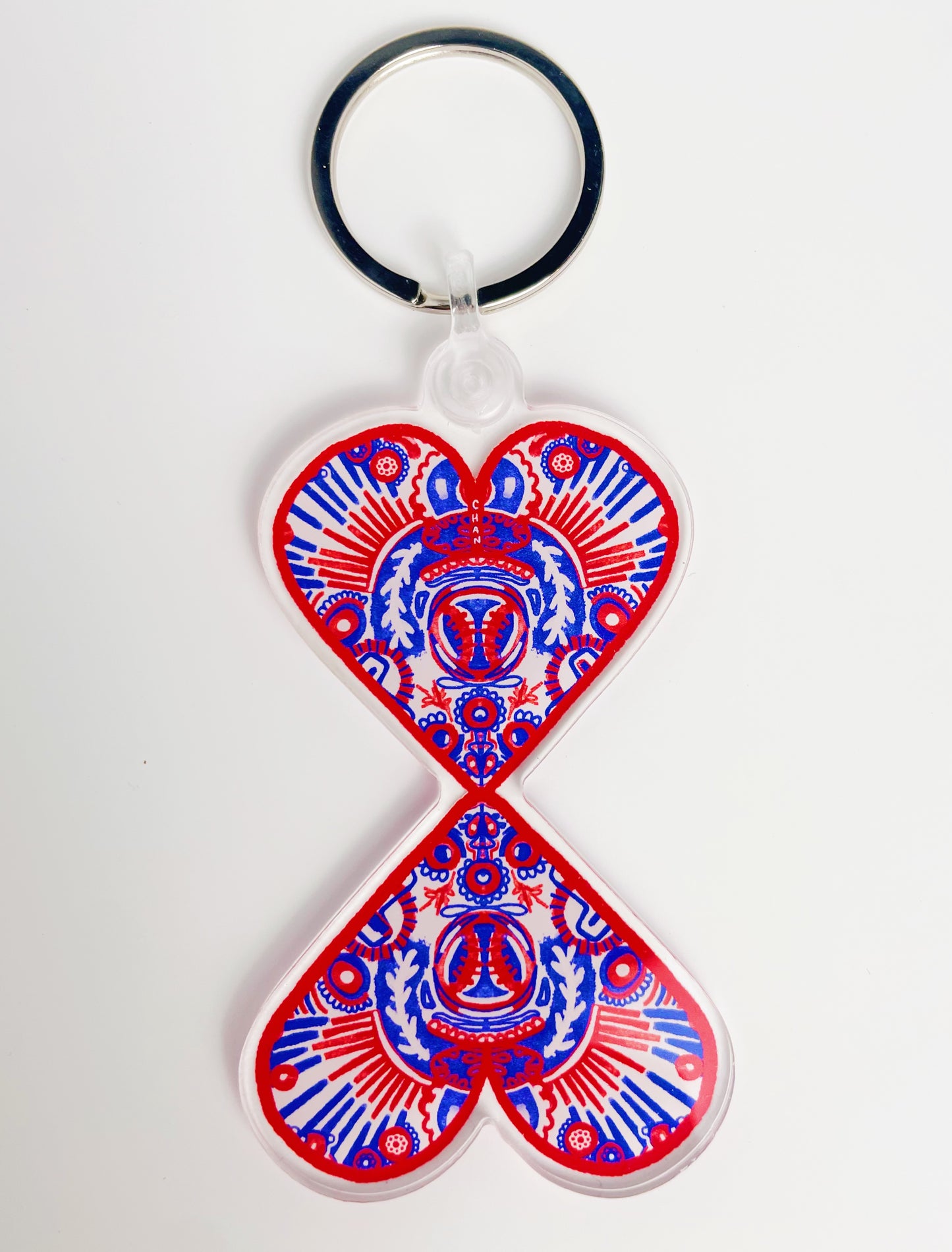 Heart of the Game Keychain