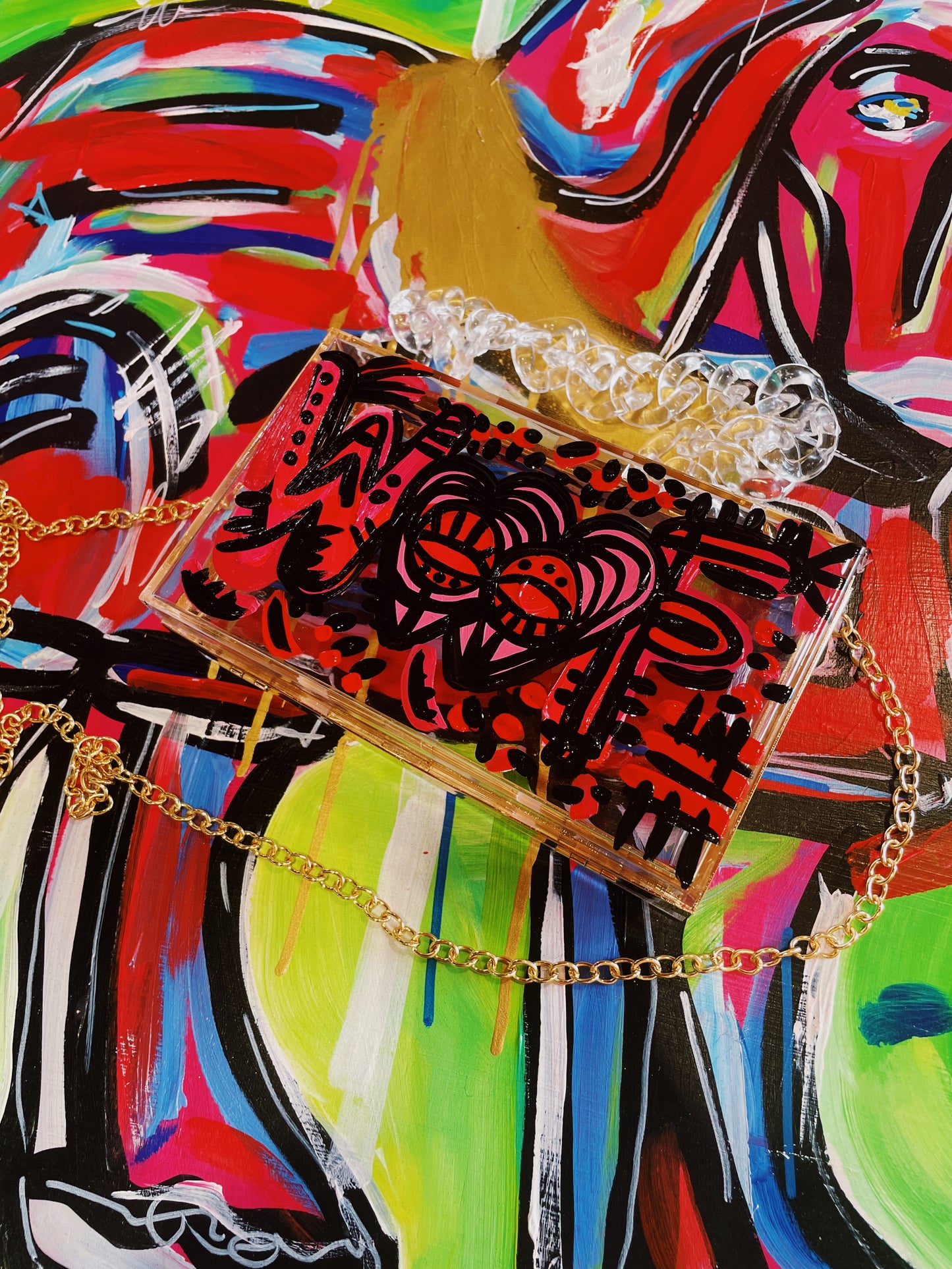 WOOF II Custom Clear Purse