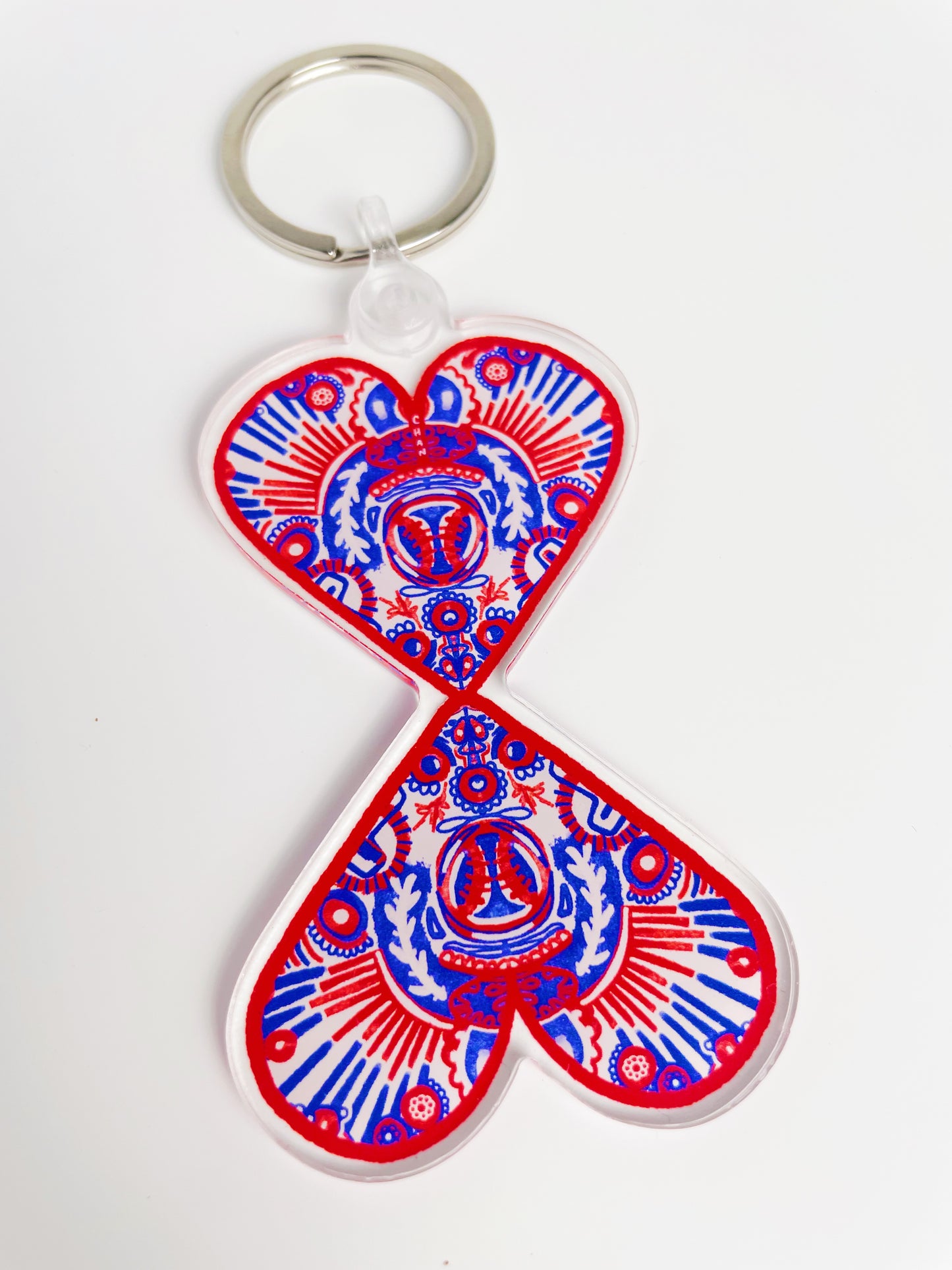 Heart of the Game Keychain