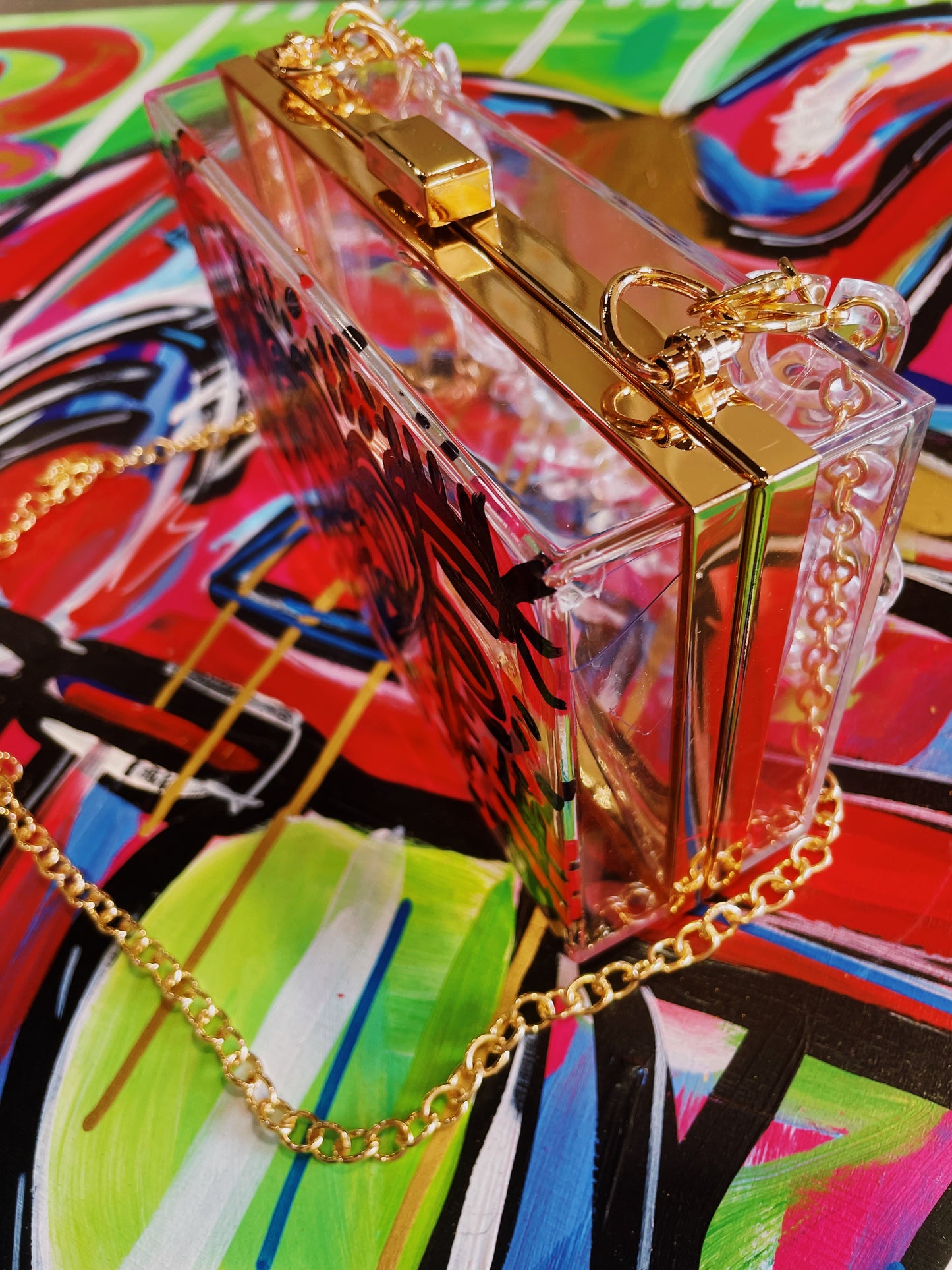 WOOF II Custom Clear Purse