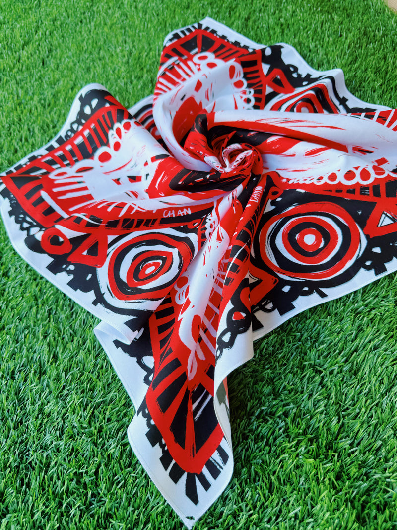 Red and Black Football Chandana