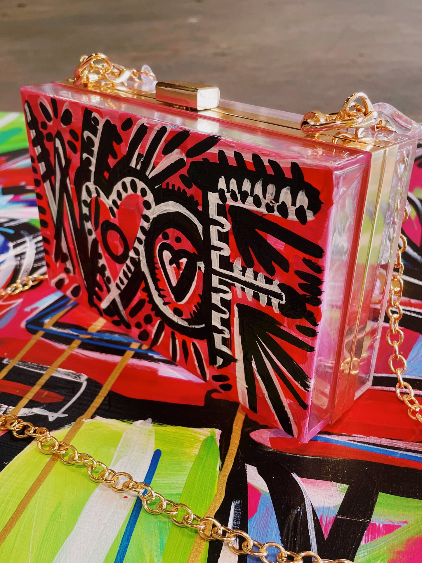 WOOF I Custom Clear Purse