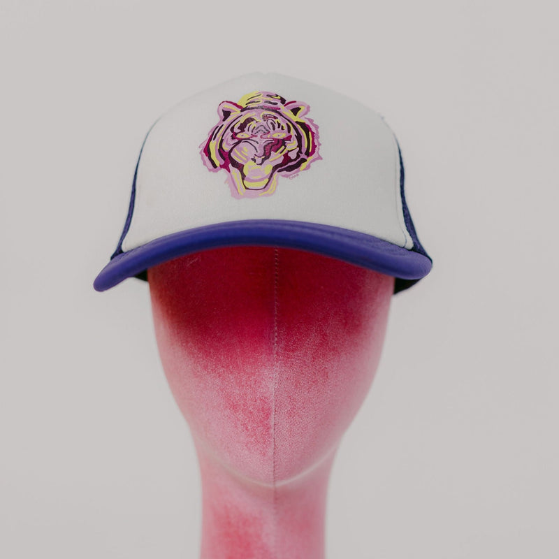 Purple Tiger Trucker Hat