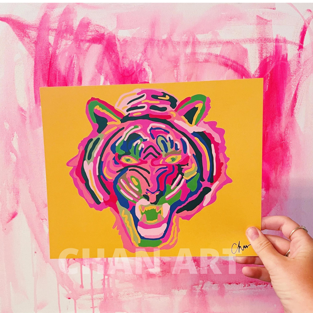 Lady Tiger Print