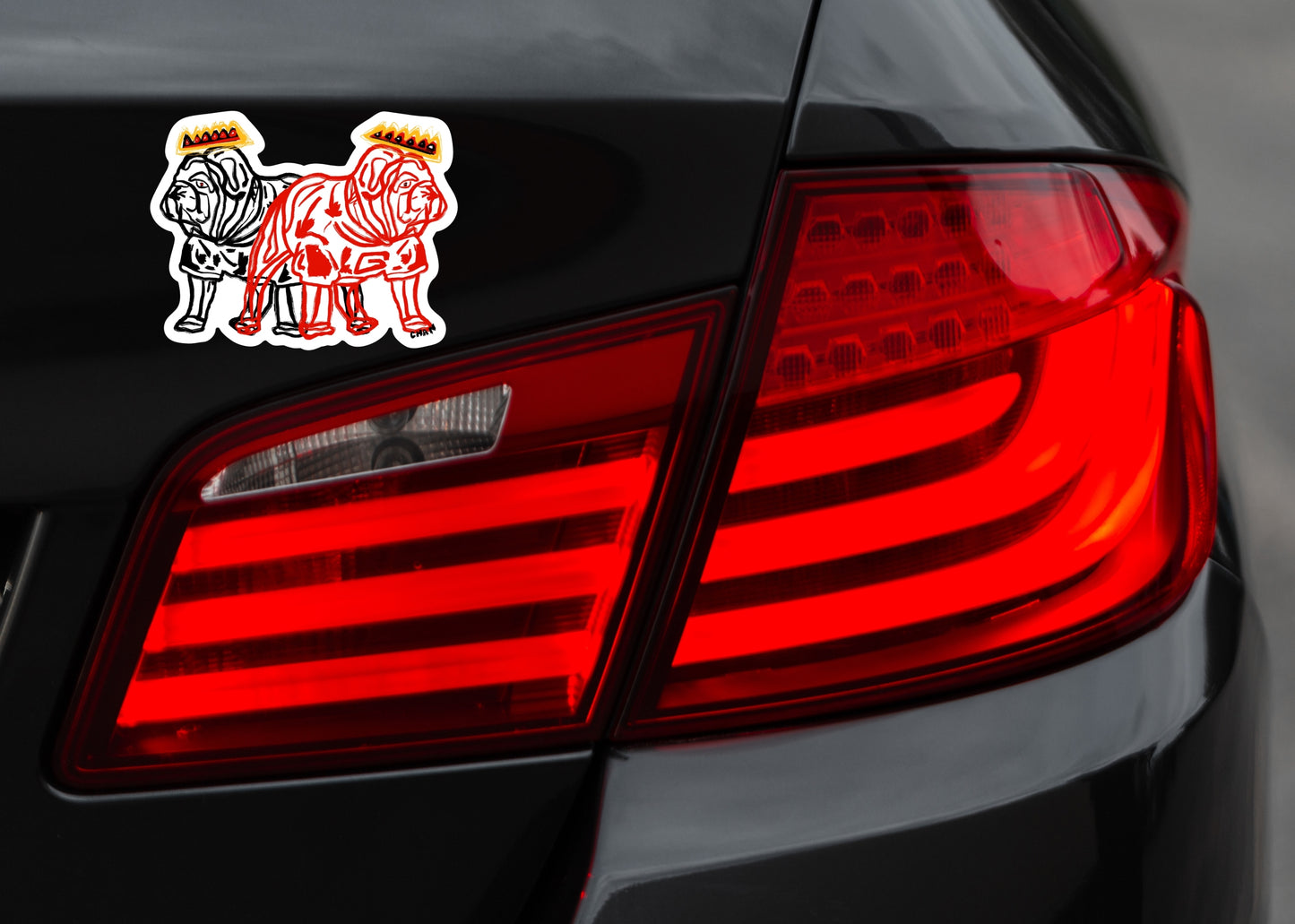 Back 2 Back Champs Car Magnet