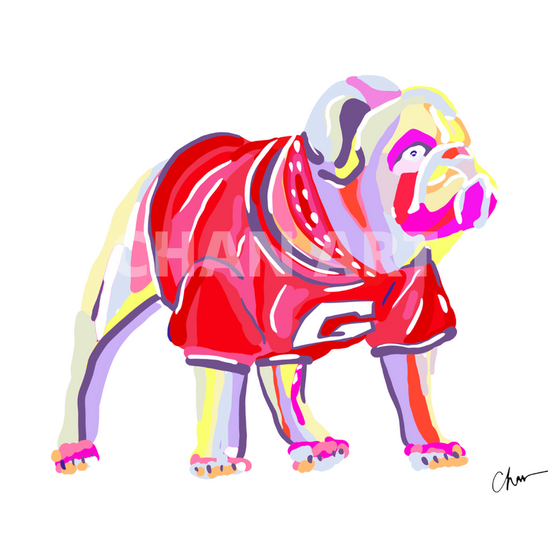 Valentines Dawg Print
