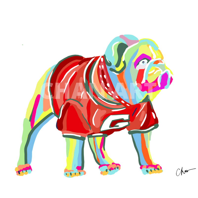 Warnell Dawg Print