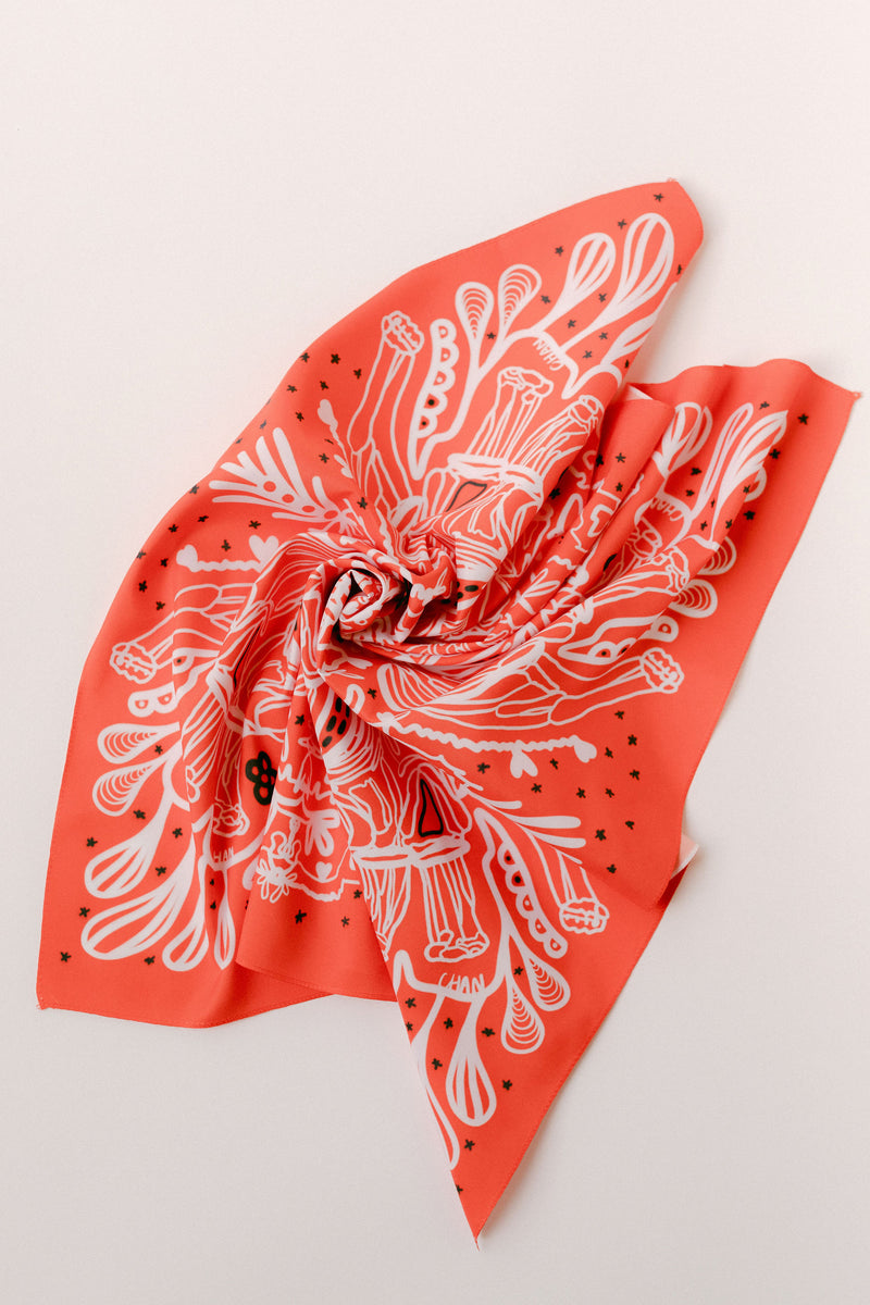 Red and Black Chandana