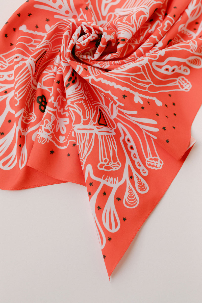 Red and Black Chandana