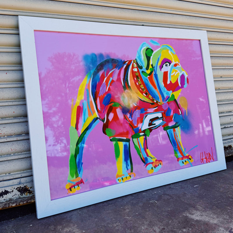 18"x24" Custom Dawg on Paper