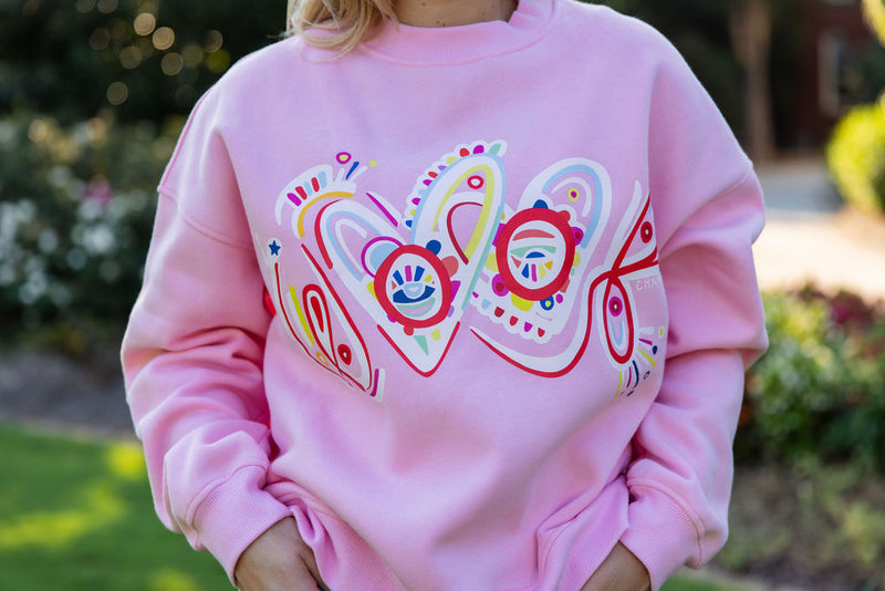 Pink Woof Crewneck