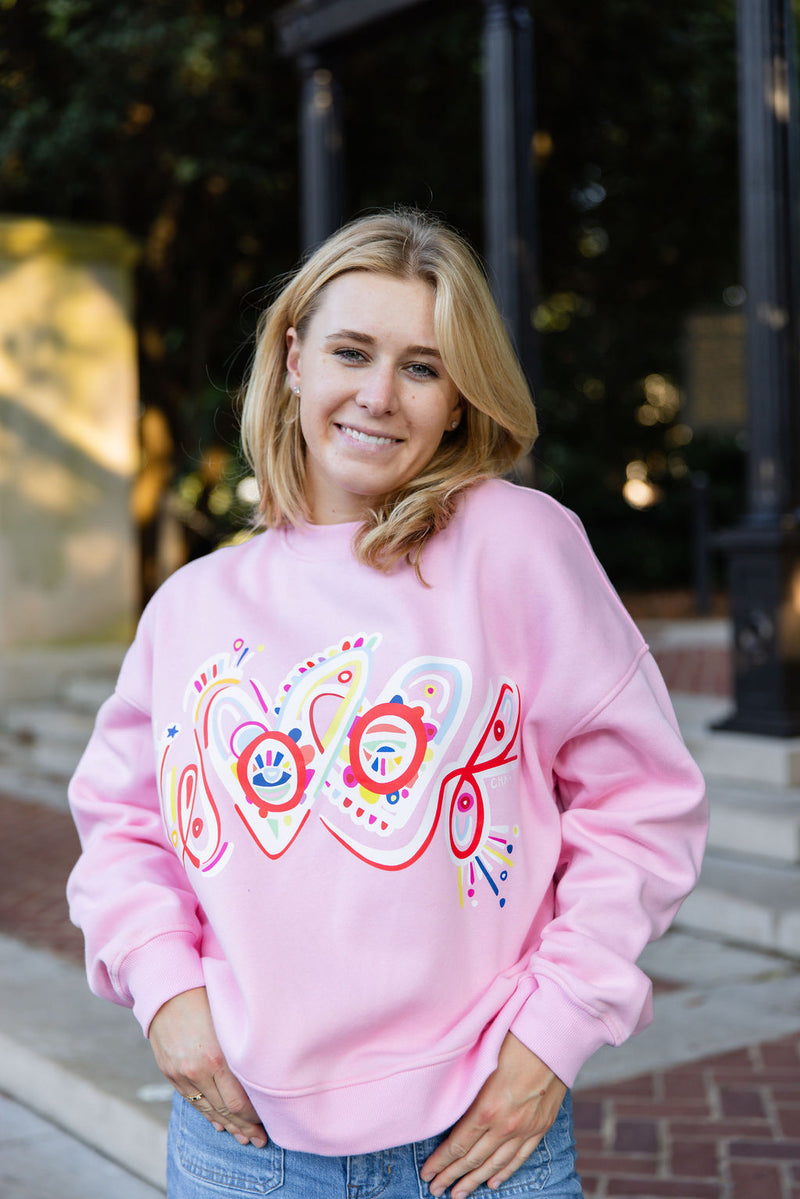 Pink Woof Crewneck