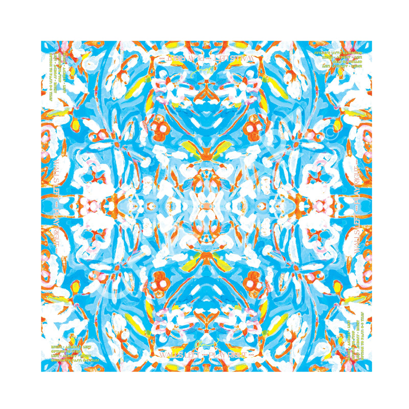Sea Blue  Mahjong Mat