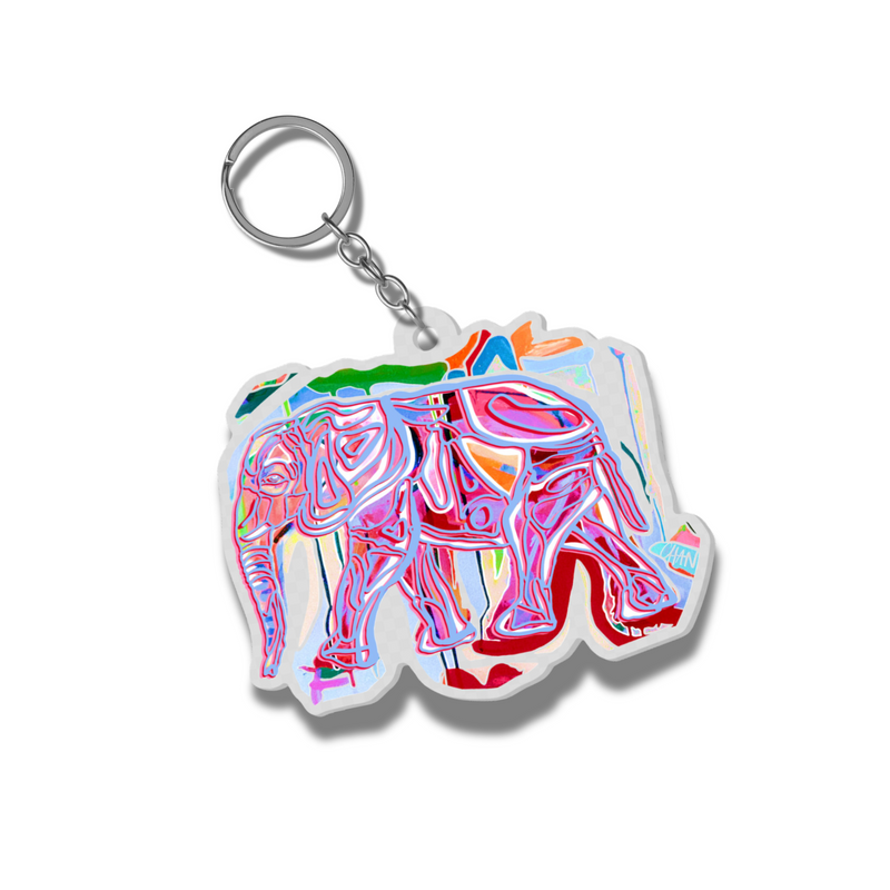 1831 Elephant Keychain