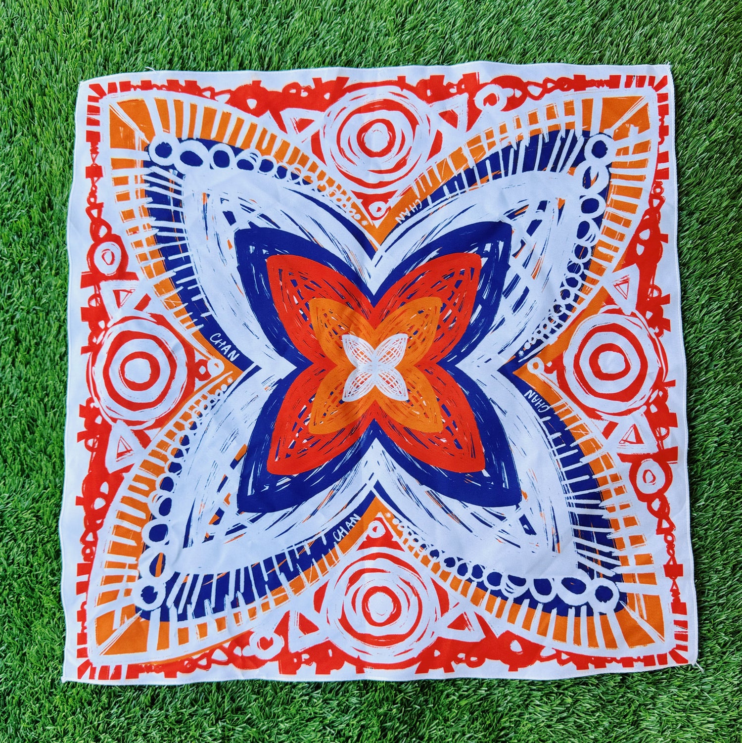 Orange and Blue Football Chandana