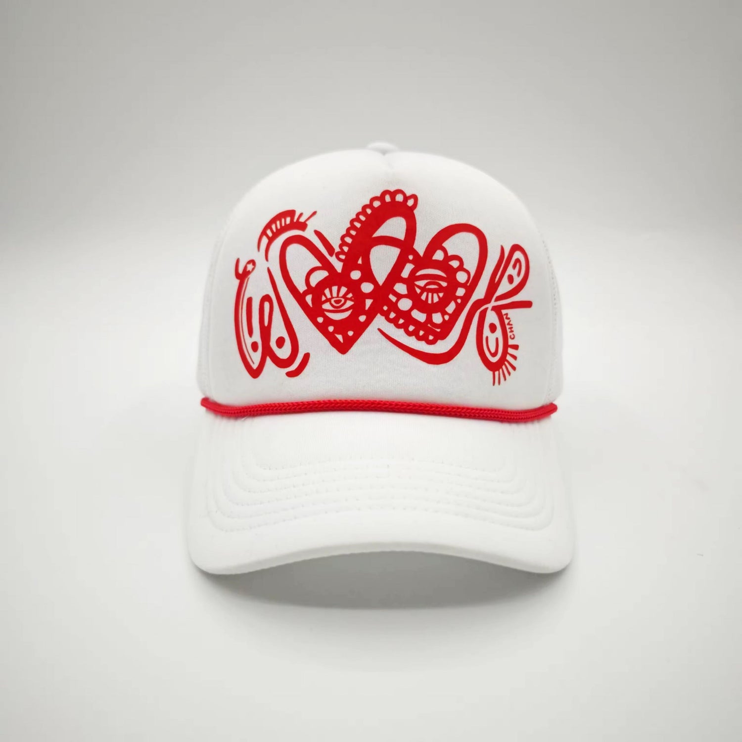 White WOOF Trucker Hat Pre-Order