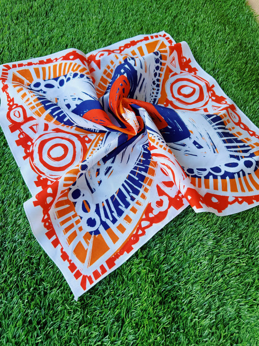 Orange and Blue Football Chandana