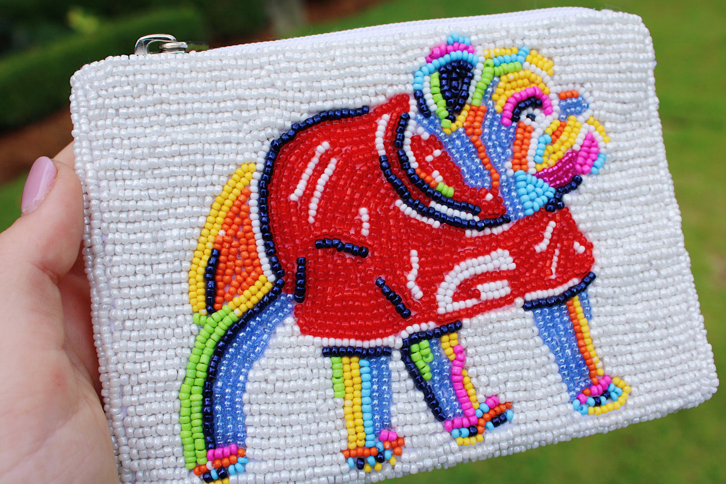 The Beaded Classic City Dawg Coin Purse