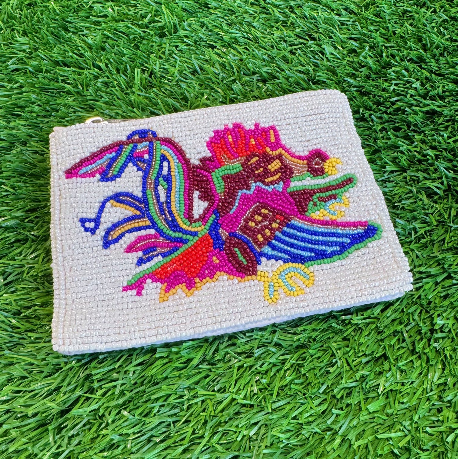 Gamecock Beaded Coin Purse