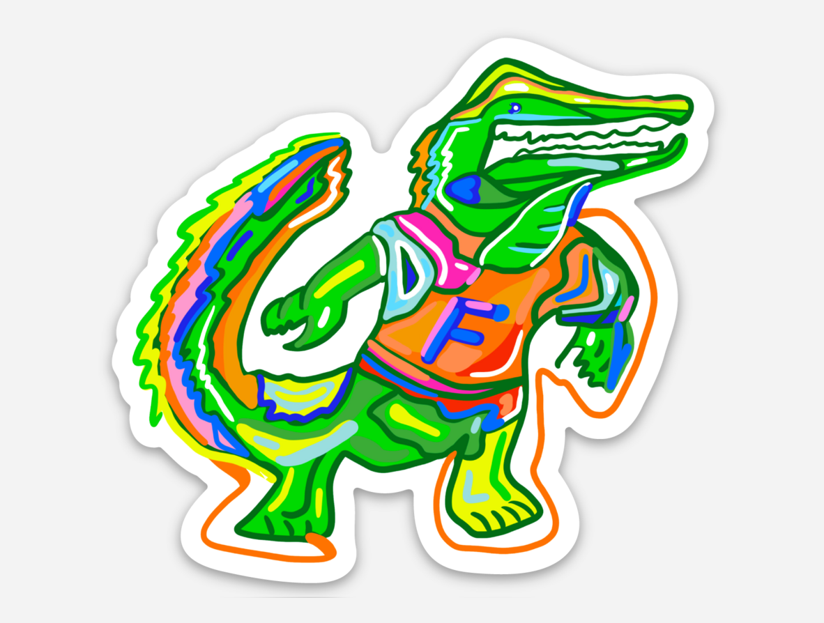 Gator Sticker Gator Sticker – Chan Art