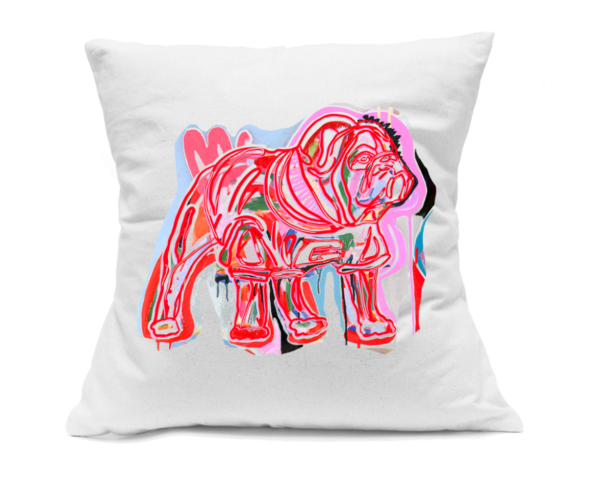 1785 Pink Dawg Pillow
